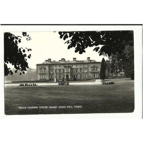 Yorkshire NEWBY Wiske Hall Police Training Centre Postcard