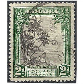 Jamaica 1932 SG111 2d Black & Green Fine Used . . .