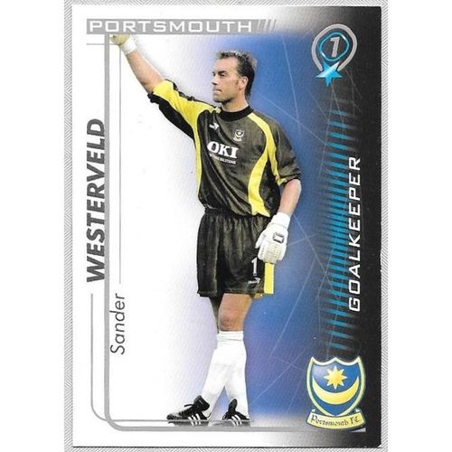 Shoot Out trade card 2005-06, Portsmouth Goalkeeper Sander Westerveld