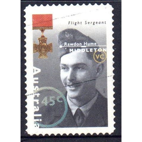 Australia 1995 Australia Remembers - Flt Sgt Rawdon Middleton, VC 45c s/a Used