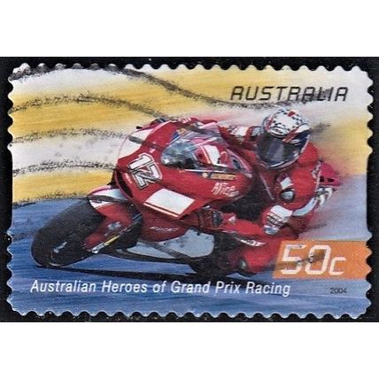 AUSTRALIA, 2004 50c Motorcycle Racing, SG 2457 (Scott #2313), used