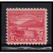 681 2c Ohio River Just Clears MNH Z0068