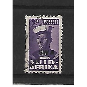SouthWestAfrica.SG126 2d Sailor.Afrikaans Print.Fine Used.May21b