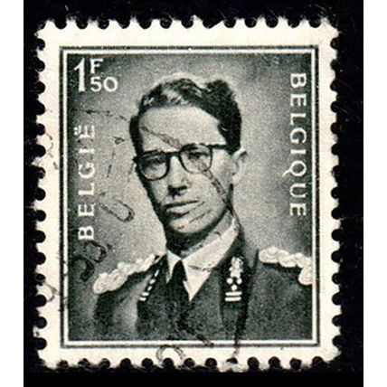 Belgium 1953 King Baudouin 1.50F Used Stamp.