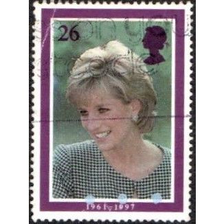 1998 Diana, Princess Of Wales Commemoration. 26p Visit to Birmingham 1995 F/used