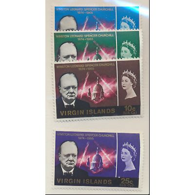 Virgin Islands (British) Stamps Scott #163 To 166, Mint Never Hinged