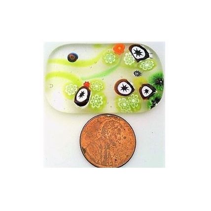 Craft Items Fused Glass Cabochons 116 qty Bulk Lot 2