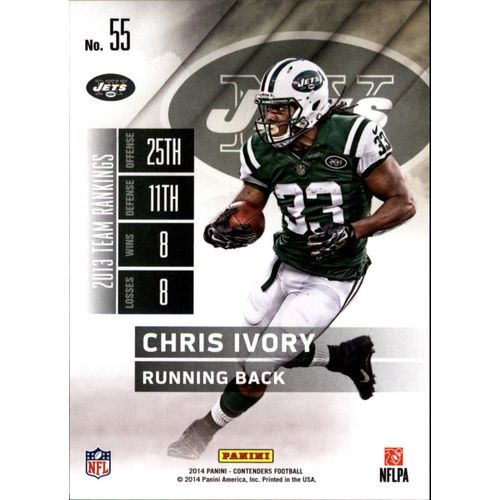 2014 Football Panini Contenders Chris Ivory