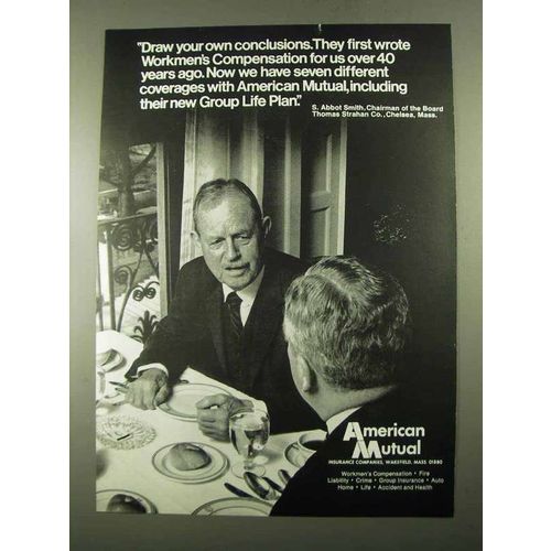 1969 American Mutual Ad - Draw Your Own Conclusions