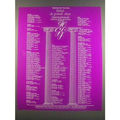 1985 Hotels de Grande Classe Internationale Ad