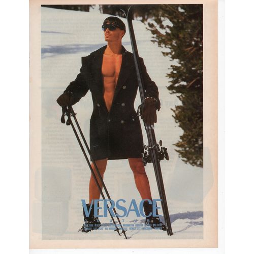 Versace classic Full Page Print Ad September 1994