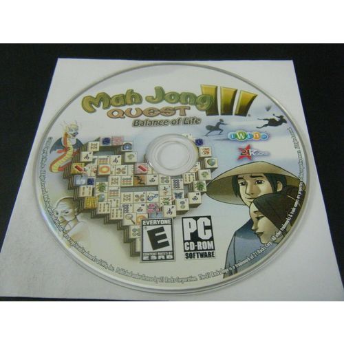 Mah Jong Quest III: Balance of Life (PC, 2008) - Disc Only!!!