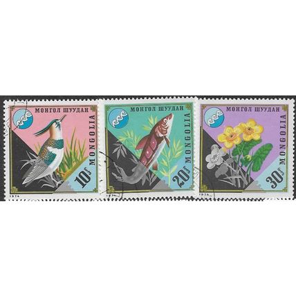 1961 3 different values - cancelled - SPACE