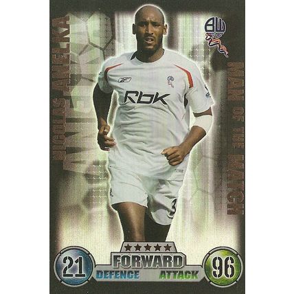 Topps Match Attax 2007/08 Cards: MotM - Bolton Wanderers, Anelka