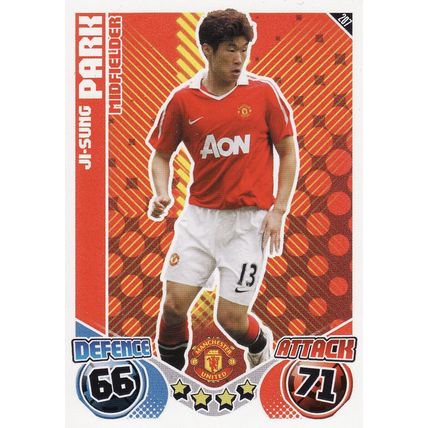 Match Attax 2010/2011 207 Ji-Sung Park Manchester United