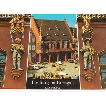 Kaufhaus Freiburg im Breisgau Germany Postcard used VGC