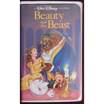 BEAUTY AND THE BEAST .. BLACK DIAMOND .. VHS .. WALT DISNEY