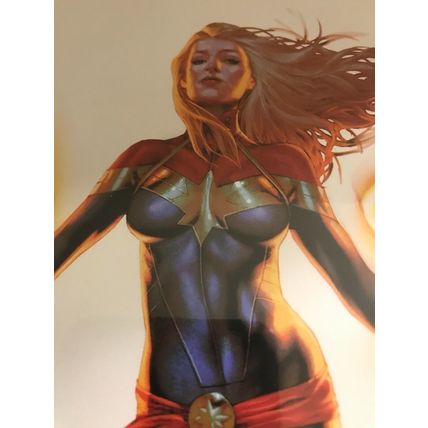 2020 Marvel Comics Captain Marvel Virgin Variant Cover Comic Book #1