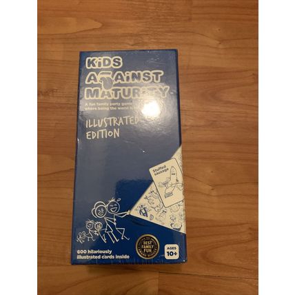 Kids Against Maturity Illustrated Edition Card Game Ages 10 & Up