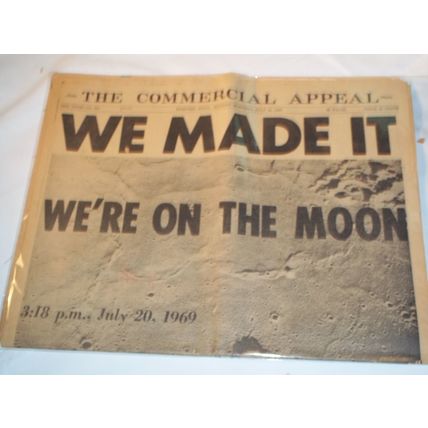 The Commercial Appeal Newspaper, july 21, 1969, Vintage