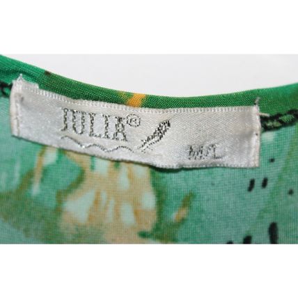 Womens Maxi Dress JULIA Long Green Maxi Dress Size M / L
