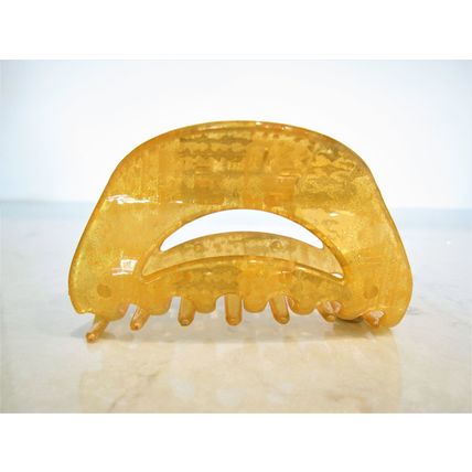 Painted marbled glitter acrylic hair claw clamp clips thin fine medium hair
