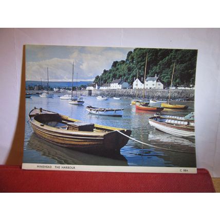 THE HARBOUR, MINEHEAD, SOMERSET, unused postcard by Judges. =