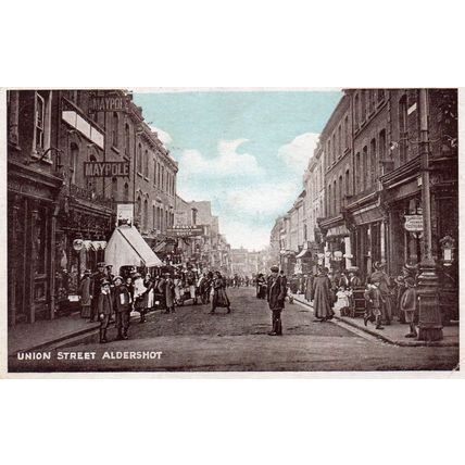 Union Street - ALDERSHOT - Hampshire - 1916 Original Postcard (ED230)