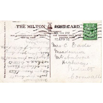 Union Street - ALDERSHOT - Hampshire - 1916 Original Postcard (ED230)