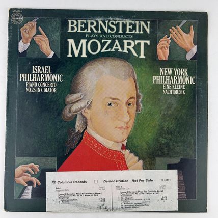 Leonard Bernstein Piano Concerto No 25 / Eine Kleine Nachtmusik Album PROMO