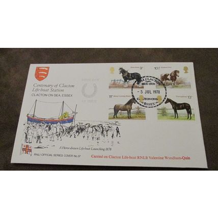 1978 GB Cover- RNLI Lifeboat Station Centenary - Clacton on Sea, Essex