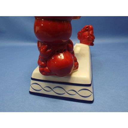 Super Rare Vintage Ceramic LOBSTER Crab Statue Dish Pottery Japan Figurine