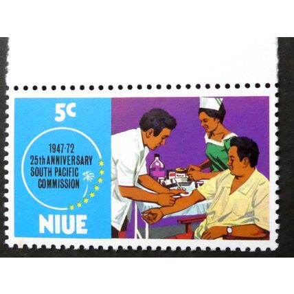 NIUE 1972 Commission 5c SG171 Unmounted Mint