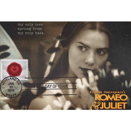 ZAYIX US First Day Cover FDC Maxicard Romeo & Juliet Love Stamp 0924M0254