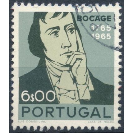 Birth Bicentenary Manuel M.B du Bocage - Portugal 1966 - F H - MiNr 1025
