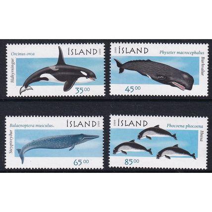 Iceland 1999 SG 915-8 UMM - Whales & Dolphins (D-505 (1))