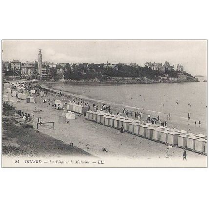 35 - Dinard - plage et la Malouine