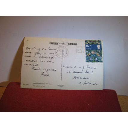 multiview, LARGS, Ayrshire used postcard by Dennis 1982 postmark =
