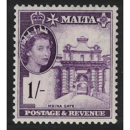 Malta Mdina Gate 1s 1956 MH SG#276