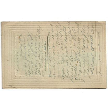 WW1 Embroidered Silk Postcard From Your Loving Son With Card Insert