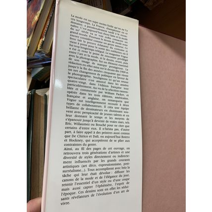 1983 1ST EDITION DESSINS DE MODE VOGUE 1923-1983 HEAVY 2kg FRENCH HB BOOK (P10)