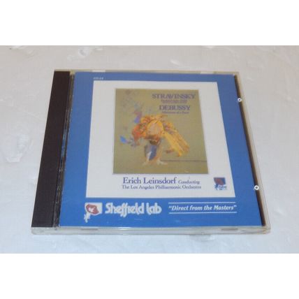 Leinsdorf Stravinsky Firebird Debussy Afternoon of a Faun CD Sheffield 1985