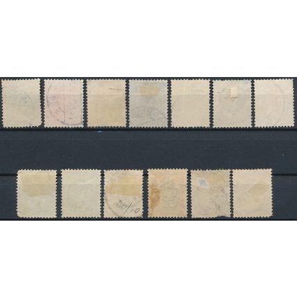 Queen Wilhelmina: 13 Values - Netherlands 1899 - Used Hinged (B)