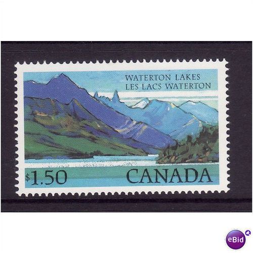 CANADA 1982 $1.50 WATERTON LAKES SG 884c U/M MINT