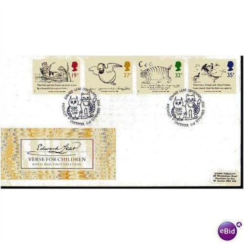 1988 'EDWARD LEAR'' (CENTENARY-KNOWSLEY,  LIVERPOOL CANCELLED) (EBID429)