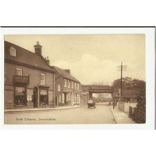 Suffolk SAXMUNDHAM North Entrance Postcard