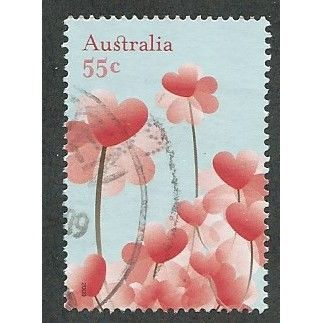 AUS 2009 55c 'WITH LOVE ' FINE USED (EBID34-802)