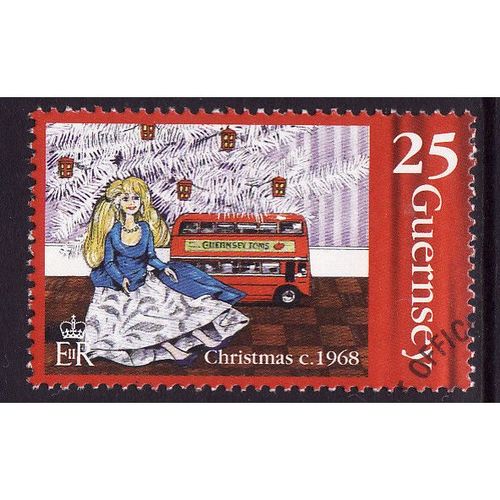 1998 Guernsey, Christmas, Fine Used Stamp, SG 811 #2206