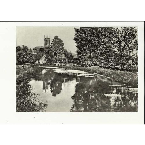 Hampshire ANDOVER River Postcard by Hampshire Museums