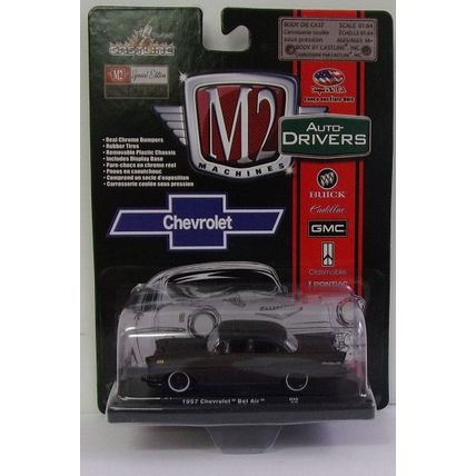 M 2 'CHEVROLET 1957 BEL AIR .. flat black (2020)
